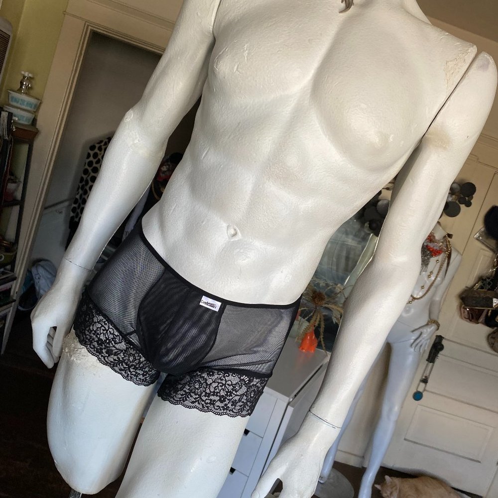 NWT CANDYMAN  lace undies for men